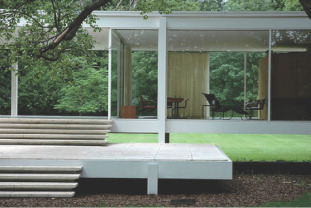 The Farnsworth House by Ludwig Mies van der Rohe was built in 1951. An icon of ...