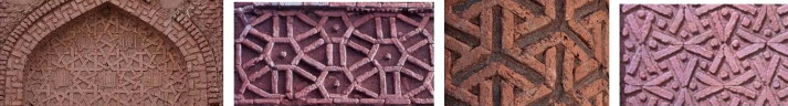 Tower of Kharaqan in Qazvin, 12-point, 6-point, abstract 6-point, and 8-point ...