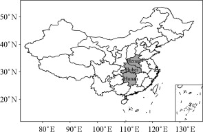 The schematic figure of Central China