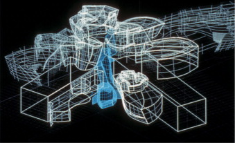 Full 3D model of Gehry׳s project using CATIA (Shelden, 2002).
