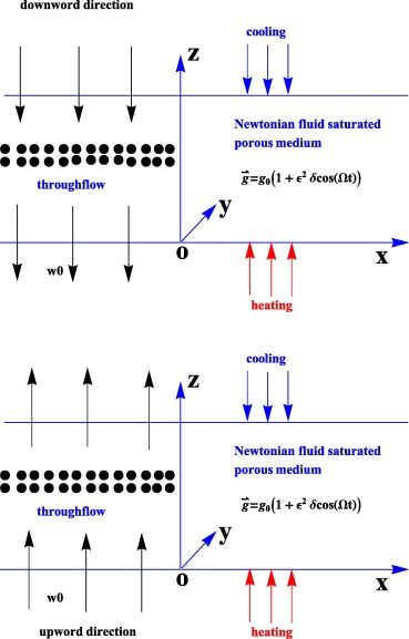 A schematic diagram of the problem.