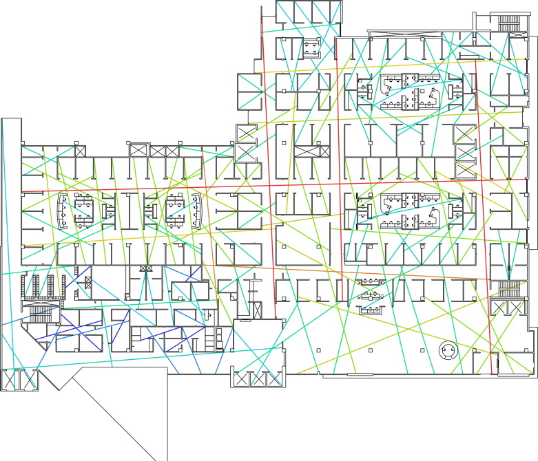 Colored axial map of the new YRMC ED.