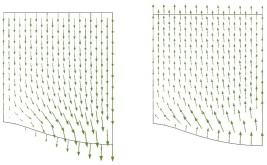 Distintas fases del movimiento: descendiente a la izquierda – ascendente a la ...