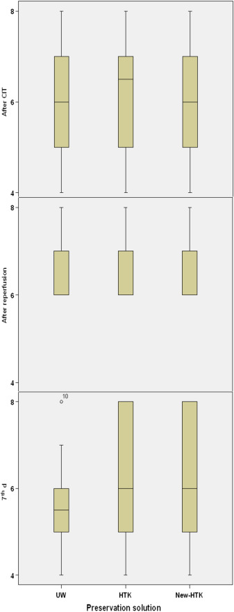 Comparison of the histopathological results based on the semi quantitative ...