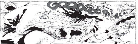 fragmento de la historieta “El Conejo Fumetti” de Fontanarrosa