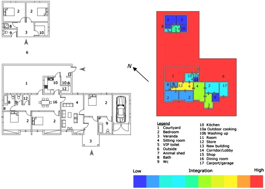 Pro II floor plans (1:250) and convex map (1:400).