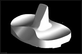 The high-flex insert of the Genesis II.