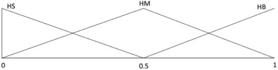 Membership functions of PFIM for the ball–beam system.