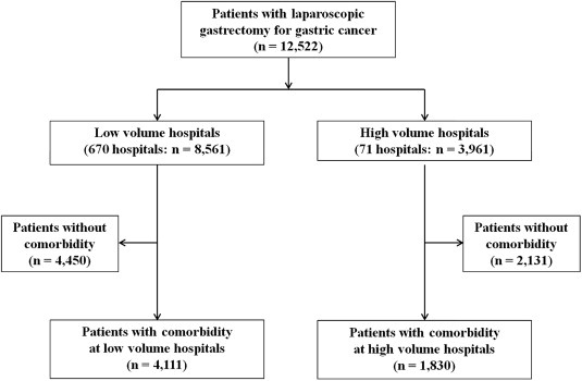Patient selection and classification from the administrative database.