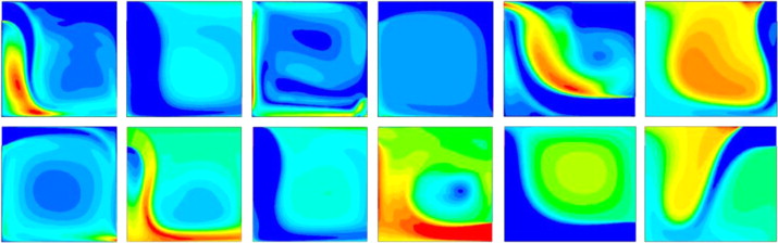 Two-dimensional depictions of indoor air flows (various two-dimensional ...