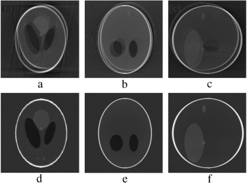 (a–c) Axial, coronal and sagittal slices of the translational motion corrupted ...