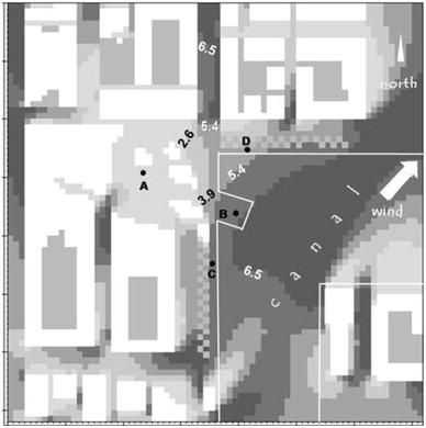 Airflow patterns in case of SW wind expressed in terms of absolute, wind ...