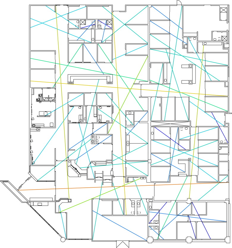 Colored axial map of the new YRMC ED.