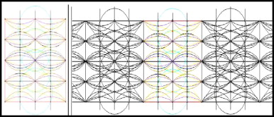 The 2D striated diagram illustrating the network of curves corresponding with ...