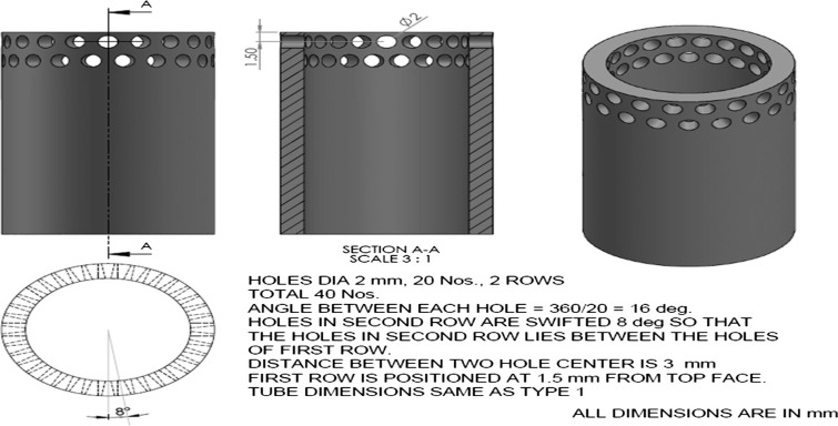 Tube with hole [WH].