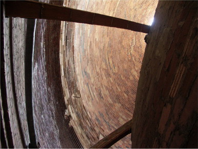 Picture showing supporting ribs between outer and inner domes of Washington ...