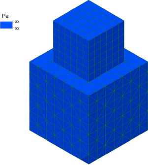 Campo de tensiones en la dirección Z.