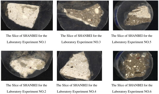 Analyses of the mortar.