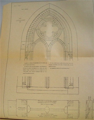 Xianxian-Daming handbook: plate 22, Gothic tracery window (© Québec, Université ...
