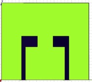 MSPA array chosen to compare the mutual coupling reduction techniques.