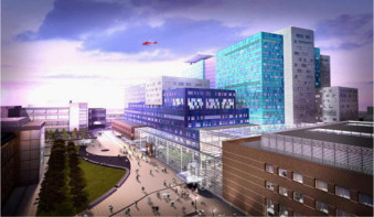3D model constructed using BIM by HOK and Skanska (Walker, 2008).
