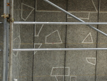 Manual mapping of deterioration of the coating.