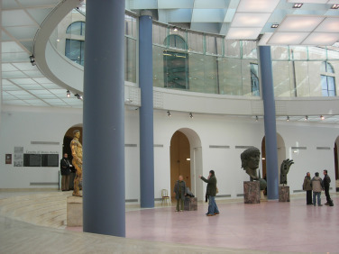 New Hall from the upper level of the little cavea; in the background is the ...