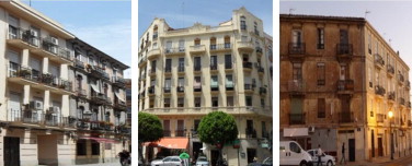 Edificios del barrio de Ruzafa.