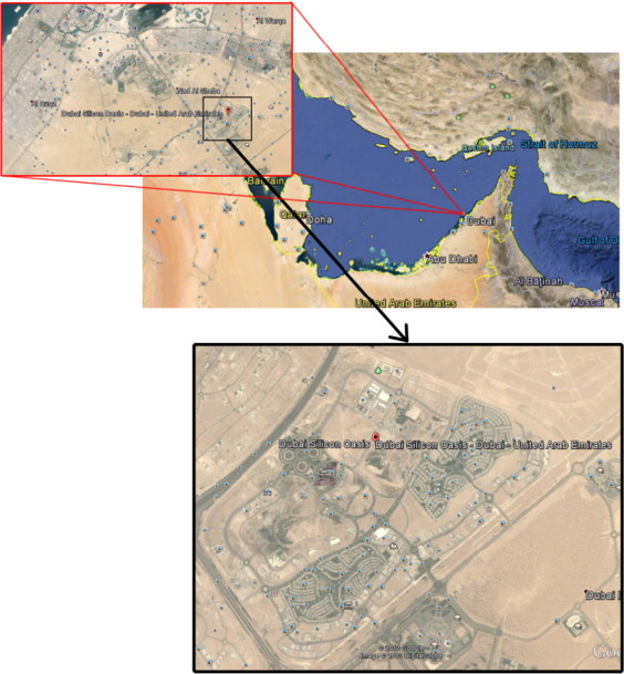 Case study location in Dubai.