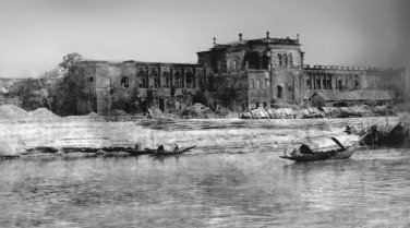 Chota Katra from the River Bank in 1875. Source: Department of Archeology, ...