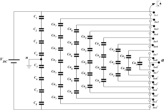 Details of nine-level flying capacitor inverter.