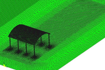 Detalle de la malla del modelo M2.