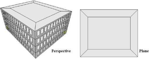 A simple rectangular building.