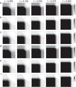 Resultados para el problema determinista del segundo caso con el uso de ...