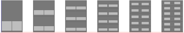 Simulation work for energy consumption under a constant building shape ...
