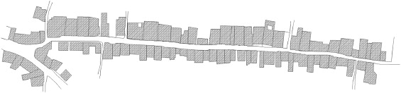 Layout of Shankhari Bazaar in the Late 18th Century (Ahmed, 2012).
