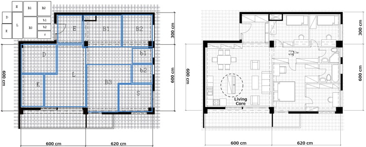 Interior design produced by one practitioner based on our system. (Left: ...