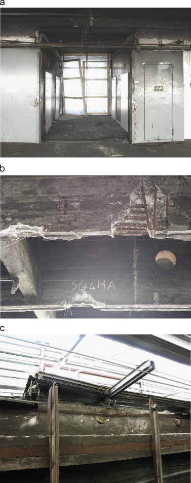 Pictures of the damages to the structures because of the plane crash before ...