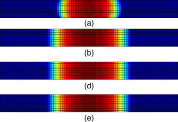 Ensayo de tracción uniaxial: campos de daño obtenidos mediante condiciones de ...