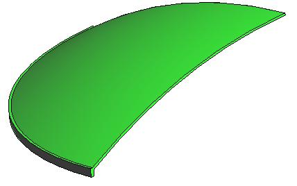 Cúpula conectada al anillo rigidizador.