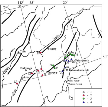 Distribution of the three zokor species in south-eastern Transbaikalia according ...