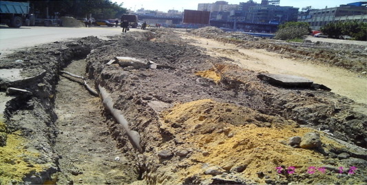 Example of electricity projects causing delays.