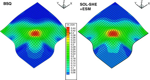 Deformación plástica equivalente para el máximo desplazamiento del punzón.