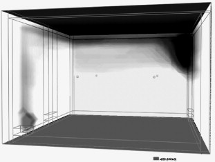Ejemplo de simulación del entrenamiento con FDS.