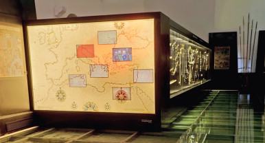 Presentation of seven great Ottoman wars by clips on the Ottoman map.