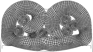 Forma final crimpada da simulação 4.