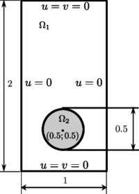 Rising bubble case configuration and boundary conditions.