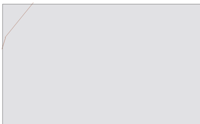 Area around cube edge in comparison with original structure - The left figure shows a cut through the structure-approximated cube directly at the edge - The right figure shows the that region overlapped with the original structure (grey).