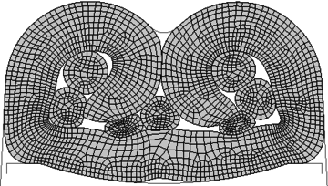 Forma final crimpada da simulação 6.