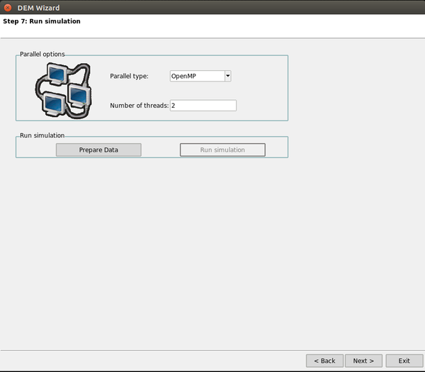 Parallelization options.